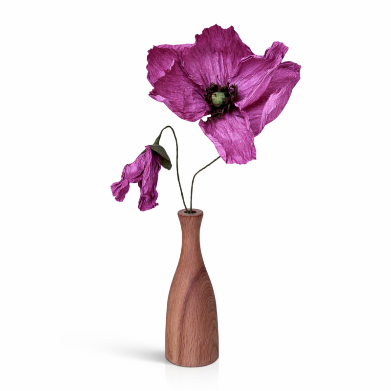 Gelincik El Yapımı Kağıt Çiçek (Vişne Çürüğü)