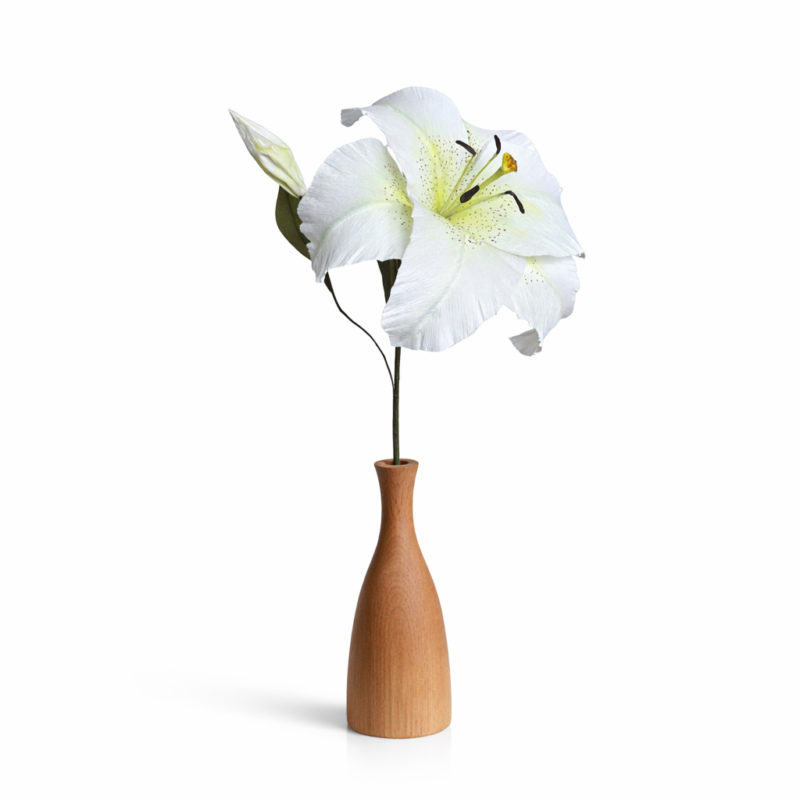 Lilyum El Yapımı Kağıt Tek Dal Çiçek